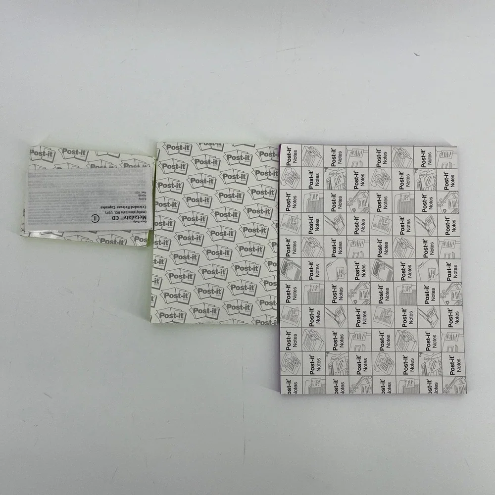 Pharmaceutical Promotional Post-it Note Pads Genentech Nova Factor Metadate